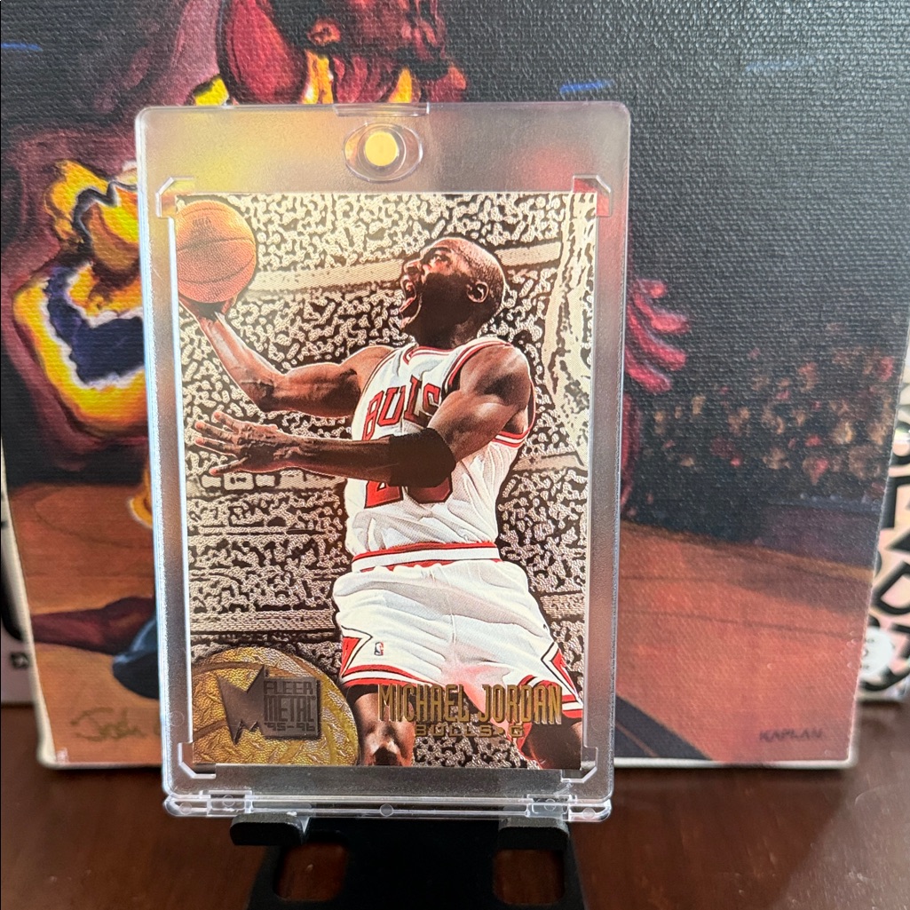 Michael Jordan Fleer Metal 9596 Silver Spotlight 13